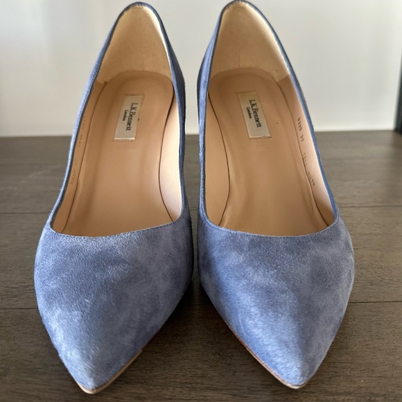 LK Bennett Classic Fern Suede Pointed Toe Courts, size UK 37 - Picture 4 of 7
